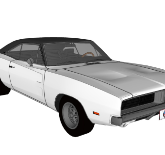 超精细汽车模型 道奇 (2)